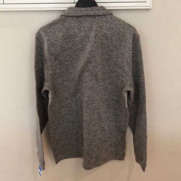 Haggar Gray Collared Long sleeve Sweater SzMedium - Picture 5 of 12